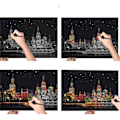 Miniatyrbilde 2 av 5: Hueboard Scratch Art, Hue Board Scratch Art, Hueboard Art Scratch