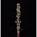 Miniatyrbild 4 av 6: Black Myth Wukong spel kringutrustning 35CM Monkey King Ruyi Golden Hoop full metal hantverk prydnader modell