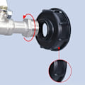 Miniatyrbillede 3 af 5: 1000L Tankhane med haveslangehaneadapter, S60X6 IBC-haneconnector..DEBUNS