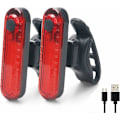 Miniatyrbilde 1 av 5: Sykkelbaklykter - 2 Pakke Sykkel Baklys, USB Oppladbar COB LED Vanntett Sykkel Baklys, 4 Lysmoduser for Sikkerhet og Synlighet
