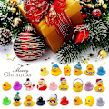 Miniatyrbilde 2 av 5: Julekalender med 24 gummibader for barn, barn, tenåringer, venner, jul