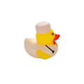 Miniatyrbillede 5 af 9: Kreativ Halloween gummiandedragtøj, der klemmer og laver lyde, MJ51 legetøj, flydende gul and (10 stk) Loving Nurse Duck