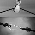 Miniatyrbild 5 av 7: trissor, rostfritt stål trissa, vridbar trissa, lyfttrissor, enstaka trissa Black and white-m25-2 M25-2