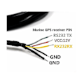 Miniatyrbild 4 av 5: 2024 Rs232 Gps Marin Gps Mottagare Antenn Modul Nmea 0183 Hastighet 4800 Spänning 12v Kabel Är 5-Bra