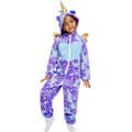 Miniatyrbild 1 av 7: Enhörning Pyjamas för Barn Djursovkläder Toddler Flickor Romper Kostym för Halloween Födelsedagsfest Lila