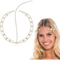 Miniatyrbilde 1 av 7: Boho-dusker med kvaster, kjede med kvaster, boho-pannebånd, damehodeplagg for festivaltilbehør bryllup halloween a