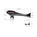 Miniatyrbillede 5 af 5: Til Sl7 Stem Mount Holder Cykelcomputer Kamera Cykelstam Forlængelsessupport Holder
