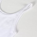 Miniatyrbilde 3 av 5: IC Ermeløs tanktopp dame Formsydd Scoop Neck Ribbestrikket Basic Cami-skjorte (stor)