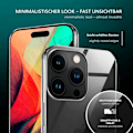 Miniatyrbillede 4 af 5: IC-etui kompatibelt med Apple iPhone 15 Pro Max – silikoneskal, fuldstændig transparent, transparent mobiltelefon beskyttelsesetui