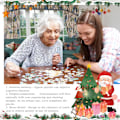 Miniatyrbilde 4 av 8: Julekalenderpuslespill 2024 med 1008 brikker, Julenissens puslespill, Julegaver til, 24 puslespillboks nedtelling, Julegave til gutter og jenter (H) Höjd (cm):