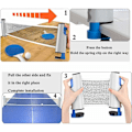 Miniatyrbilde 3 av 5: Uttrekkbart Ping Pong Nett, Bærbart Bordtennisnettstativ, Perfekt for Ping Pong Bord, Skrivebord, Spisebord, Justerbar Lengde 190CM