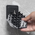 Pikkukuva 1 / 5: IC Kylpyharja Monikulmainen silikonikylpyharja Kannettava shampooharja