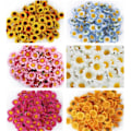 Miniatyrbillede 5 af 5: IC 100 stk. kunstige Gerbera Daisy Silkeblomster Hoveder Til DIY Bryllup Pink