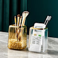Miniatyrbillede 5 af 5: IC Makeup Organizers Desktop kosmetisk børste opbevaringsboks Case L Guld