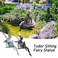 Miniatyrbillede 2 af 5: IC Siddende Havearbejde Resin Fe Statue Havepynt Resin Craf B