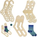 Miniatyrbild 1 av 5: 6 delar Sock Blockers Trä Sock Blocker för stickning Virka S
