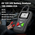 Miniatyrbilde 4 av 5: Bm550 Bilbatteritestare 6v 12v 24v 100-2000 2ah-220ah Batterisystem Upptäck Auto Battery Analyzer -HG