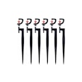 Miniatyrbillede 5 af 5: 20 stk. G Type 360 Graders Roterende Mikro Sprinkler Vandingssprinkler