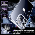 Miniatyrbilde 4 av 5: IC Fodral for Apple iPhone 15 Pro (2023), kamerabeskyttelse støtsikker TPU myk silikon mobilskall iPhone 15 Pro Max (klar)
