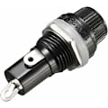 Miniatyrbillede 5 af 5: 10 stk. 5 x 20 mm sikringsholder AC 10A 250V Sort skruehætte sikringsholder, panelmonteret skruehætte sikringsholder