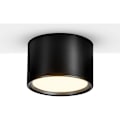 Miniatyrbild 1 av 5: LED Takspotlight Svart Varmvit 3000K 12W Taklampa Vardagsrum Matsal Kök Hall Sovrum Ø140MM [Energiklass E]