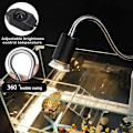 Miniatyrbild 2 av 4: Sköldpaddsvärmelampa Kit Reptil Värmelampa med 2 UVA UVB-lampor 25W 50W Sköldpaddslampa Lång Bas 360 Rotation för Sköldpadda Reptilödlor Ormar Kameleonter