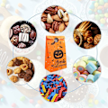 Miniatyrbillede 5 af 5: Halloween Papirpose, Slikpose, Gavepose Sæt, 36 stk. Kraft Papirpose, Børnefødselsdag Papirpose, Bryllupsfest, Gaveindpakning