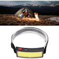 Pikkukuva 1 / 5: LED-otsalamppu, ultrakevyt LED-otsalamppu, COB-otsalamppu ulkoiluun ja retkeilyyn, DUBUNS