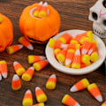 Miniatyrbilde 2 av 5: 50 stk Halloween Resin Candy Corn Kunstig 3d Candy Corn Bead Fall Faux Corn Scrapbooking Pynt