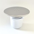 Miniatyrbilde 5 av 5: Slukrist for dusj, 90 mm høy gjennomstrømning, slukpropp for dusjkar, kromfinish, DEBUNS