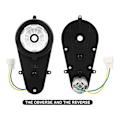 Miniatyrbild 3 av 5: 2 st Barn Rid på Bil Växellåda 550 12V Motor 40000RPM Elektrisk Motor med Växellåda Hög Hastighet RS550 DC Motor Match