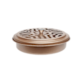 Miniatyrbillede 1 af 5: IC Myggespiralholder Bakke Ramme Rustfrit stål Rundt Stativ Pl Guld
