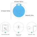 Miniatyrbild 2 av 5: Mini Vattentät Bärbar Bluetooth GPS-Tracker för Bagage/Barn/Husdjur/Katt/Hund