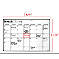 Miniatyrbild 2 av 5: IC Magnetisk kalender för kylskåp, magnetisk kalender för köket