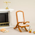 Miniatyrbillede 1 af 5: IC Dukkehus Mini Chaisestol Liggestol Model Dukkehus Møbel