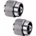 Miniatyrbilde 1 av 5: Camping Stove Adapter Deler 1 lb Propan Liten Tank Innløp Utløp Utendørs Sylinder LPG Beholder Adapter