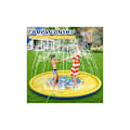 Miniatyrbillede 3 af 5: 170 cm Vand Spray Måtte til Børn, Holdbar PVC Vandplaske Spray Måtte til Pool, Plaske Sprinkle Lege Måtte - Sommer Børns Must-Have Legetøj