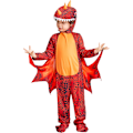 Pikkukuva 1 / 8: Lasten dinosaurusten haalaripuku Halloween-asu unisex pojat tytöt dino-asu Pterosaurier 4-6 ans