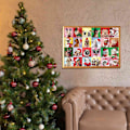 Miniatyrbild 5 av 7: Julkalenderpussel 2024 med 1008 bitar, Tomtepussel, julklappar till, 24 pussellådor nedräkning, julklapp till pojkar och flickor (D) D