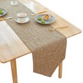 Miniatyrbillede 1 af 4: IC Løber khaki Bordløber Linned Bordløber til Fest Bryllup 30*180cm