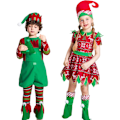 Miniatyrbild 6 av 7: Feydräkt Barn Pojkar Flickor Jul Feydräkt Jul Feydräkt Onesie För Jul Karneval Fest (104-140) 3-10 År flickor 4-6 ans