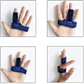 Miniatyrbillede 4 af 5: Trigger Finger Skinne, justerbar fingersupport Brace Bonus Fastening Tape til lindring af fingerlåsning, popping, bøjning, stivhed, seneudløsning og
