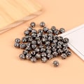 Miniatyrbillede 4 af 5: IC 50 stk 6mm Rhinestone Rone Krystal Løse Spacer Perler Til Smykker K-8mm