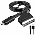Miniatyrbild 1 av 4: Scart till HDMI-omvandlare Audio Video Adapter för HDTV/DVD/Set-Top Box/PS3/PAL/NTSC Starlight..DEBUNS