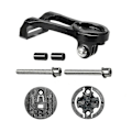 Miniatyrbild 4 av 5: Qqdd Bästa Tek Garmin Edge Förlängd Framfäste Kompatibel Med Gopro Cykelstyren Kompatibel Med Niterider Adapter-Bra