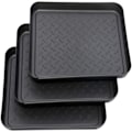 Miniatyrbilde 1 av 5: Sett med 3 skorehyller, dryppbrett i plast for sko, liten skomatte, dryppmatte, hylle, skobrett, dryppbrett, 35x27x3 cml