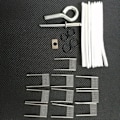 Miniatyrbild 3 av 5: IC 10 st Mesh Coil för PNP-VM6 NI80 Mesh Coil 0,15Ω Resistans DIY Rosröd 10st