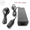 Pikkukuva 2 / 5: 12v 15a 160w Auton muuntaja 220v 12v Auton sovitin Muuntaja Auto Koti - Sytytin Muuntaja Eu-pistoke