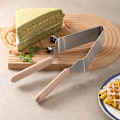 Miniatyrbillede 2 af 5: 2 stk. trekantet kageseparator, kagedeler, kageoverførselsklemme, kagedeler