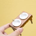 Pikkukuva 4 / 5: IC 1/12 Nukkekodin Miniatyyritarvikkeet Minimihuonekalut Kaksoisallas